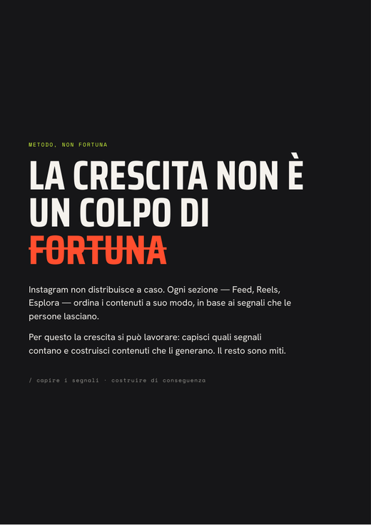 Pagina della guida Da 0 a 10k — La crescita non è un colpo di fortuna